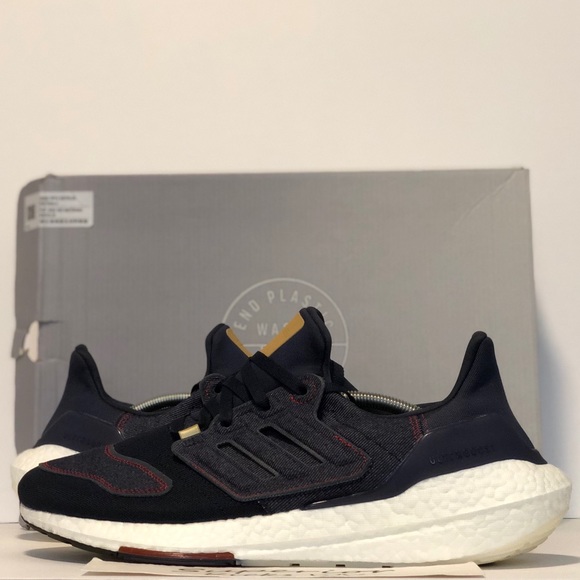 adidas gazelle silver green womens Ultraboost 21 COLD.RDY Shoes Crew Navy / Halo Blue / Pulse Yellow